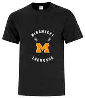 Miramichi Lacrosse T Shirt Black